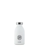 24Bottles Clima 330ml stainless steel insulated water bottle, ICE WHITE