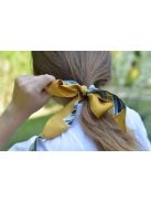 SKINNY MUSTARD THIN SILK RIBBON