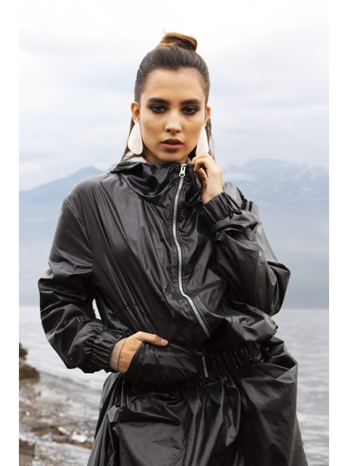 SustikKriszta thin Hooded jacket (black)
