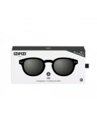 IZIPIZI RETRO C sunglass black, gray lens, selectable diopter