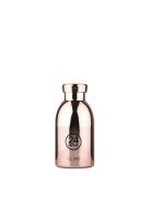 24Bottles Clima 330ml stainless steel insulated water bottle, ROSE GOLD
