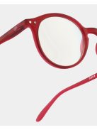 IZIPIZI IKONIKUS D monitor szemüveg, piros +2.50