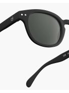 IZIPIZI RETRO C sunglasses, black, grey lenses +1.50