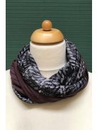 MEN'S INFINITY SCARF - DANDY ELEGANT/DARK PURPLE - SD4233DE