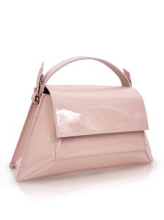 Vengru UNIQUE HANDBAG NUDE LAKK – GEM HANDBAG