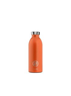   24Bottles Clima 500ml stainless steel insulated water bottlez, SUNSET ORANGE