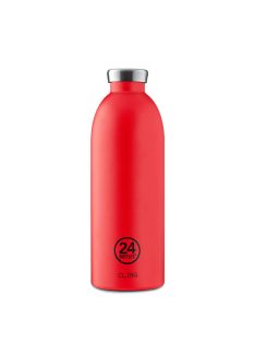 24Bottles Clima 850ml rozsdamentes acél termosz, Hot Red