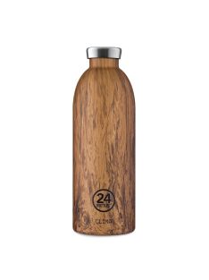   24Bottles Clima 850ml stainless steel, insulated water bottle, SEQUOIA WOOD