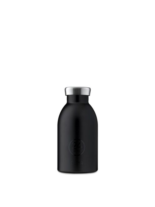 24Bottles Clima 330ml stainless steel insulated water bottle, TUXEDO BLACK