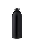 24Bottles Clima 850ml stainless steel, insulated water bottle STONE TUXEDO BLACK