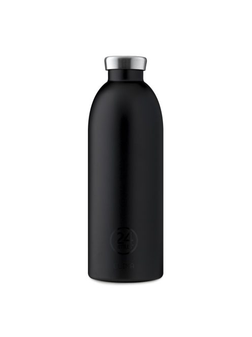24Bottles Clima 850ml stainless steel, insulated water bottle STONE TUXEDO BLACK