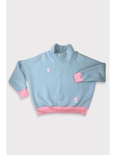 Evetkewear LIGHT BLUE SWEATSHIRT - COZY SHORT