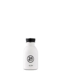 24Bottles Urban 250mlstainless steel water bottle, ice white