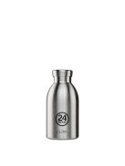 24Bottles Clima 330ml stainless steel insulated water bottle, STEEL