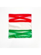 Silk and More Hungarian tricolor silk decorative handkerchief