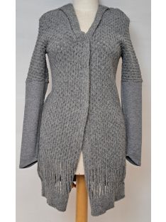 Pitour A/W18 gray knitted wool cardigan