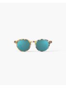 IZIPIZI PANTOS D sunglasses, blue tortoise, blue mirror lenses