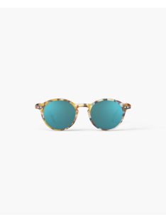   IZIPIZI PANTOS D sunglasses, blue tortoise, blue mirror lenses