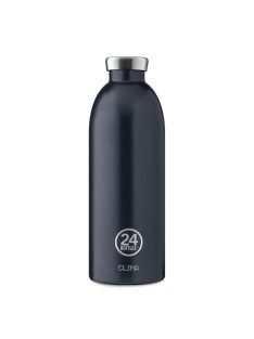   24Bottles Clima 850ml stainless steel, insulated water bottle, RUSTIC DEEP BLUE