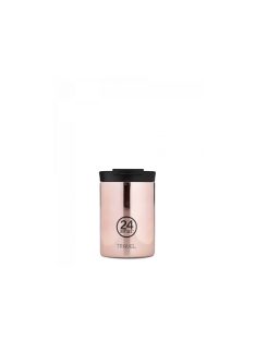   24Bottles Travel Tumbler 350ml rozsdamentes acél bögre, ROSE GOLD