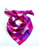 Silk and More MYSTYLE PURPLE SHADES LARGE SILK SCARF