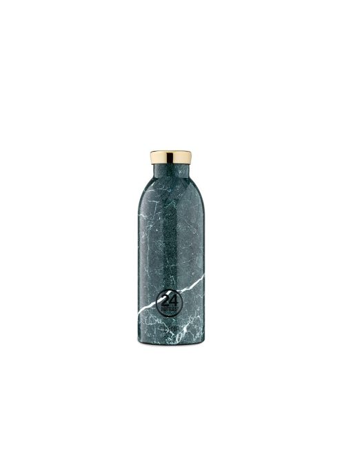 24Bottles Clima 500ml stainless steel insulated water bottle, GREEN MARBLE