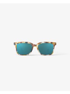   IZIPIZI LARGE L sunglasses, blue tortoise, blue mirror lenses