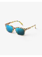 IZIPIZI LARGE L sunglasses, blue tortoise, blue mirror lenses
