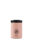 24Bottles Travel Tumbler 350ml stainless steel travel cup, DUSTY PINK