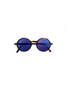   IZIPIZI ROUND Junior G sunglasses, blue tortoise, blue mirror lenses