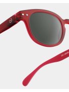 IZIPIZI Square Junior C sunglasses, red, grey lenses
