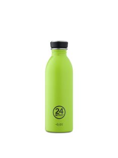   24Bottles Urban 500ml stainless steel water bottle, LIME GREEN