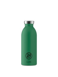   24Bottles Clima 500ml stainless steel insulated water bottle, Emerald Green