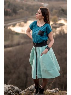 SustikKriszta Thick softshell skirt (mint)