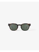 IZIPIZI RETRO C sunglasses, tortoise,green lenses