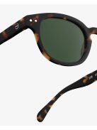 IZIPIZI RETRO C sunglasses, tortoise,green lenses