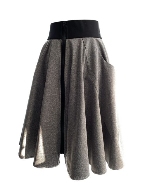 SustikKriszta Thin softshell skirt (lightgray)