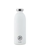 24Bottles Clima 850ml stainless steel, insulated water bottle, ICE WHITE