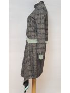 Pitour A/W20 gray tartan dress