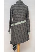 Pitour A/W20 gray tartan dress