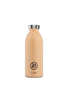   24Bottles Clima 500ml stainless steel insulated water bottle, PEACH ORANGE