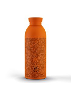   24Bottles Clima 500ml stainless steel insulated water bottle, FRA! Orange