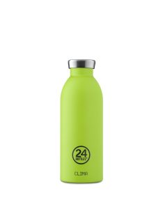   24Bottles Clima 500ml stainless steel insulated water bottle, LIME